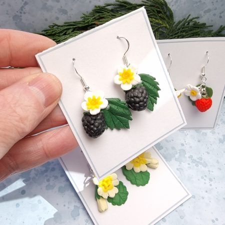 Hedgerow treasures 3x handmade earring sets
