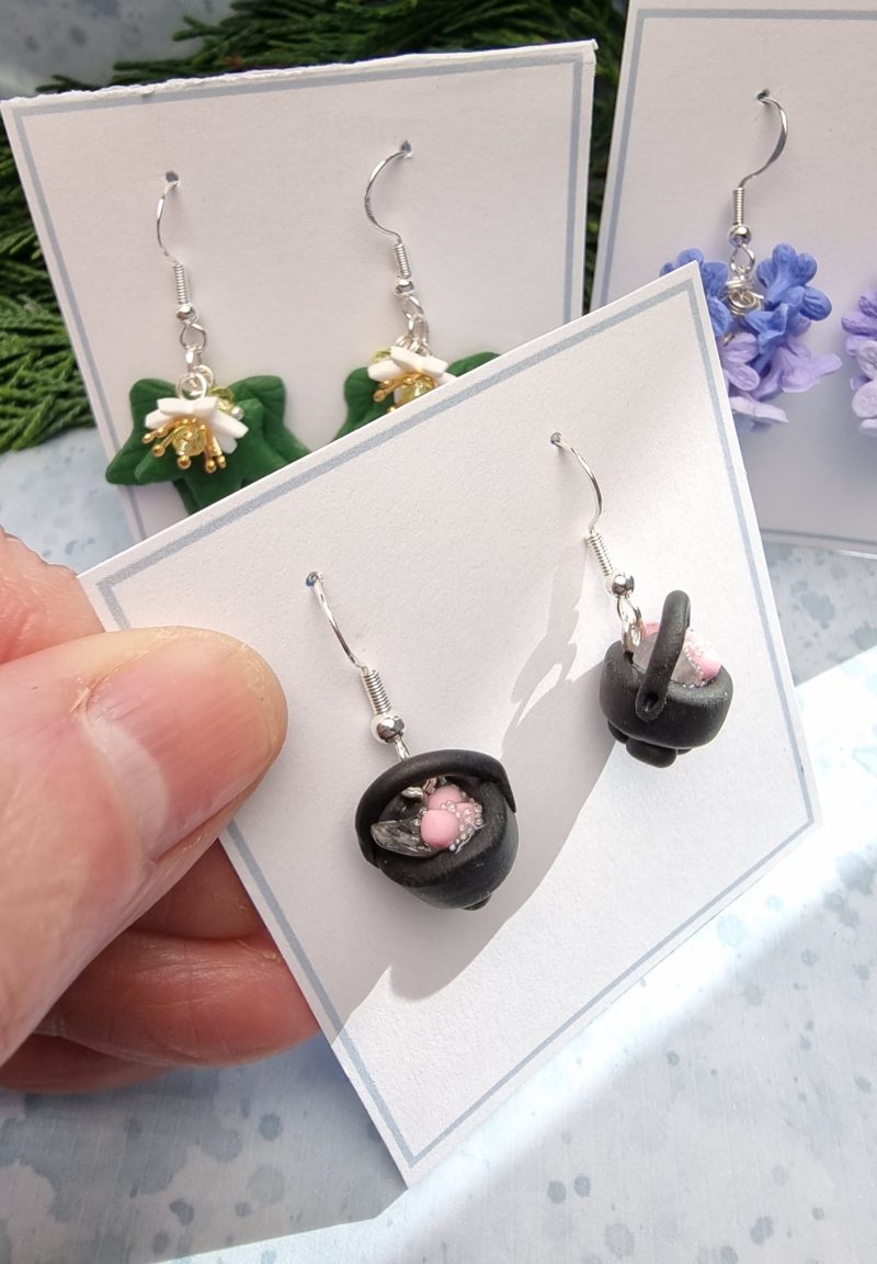 Inner Witch themed earrings set of three