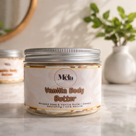 Vanilla Body Butter – Natural Handmade Shea Butter Moisturiser
