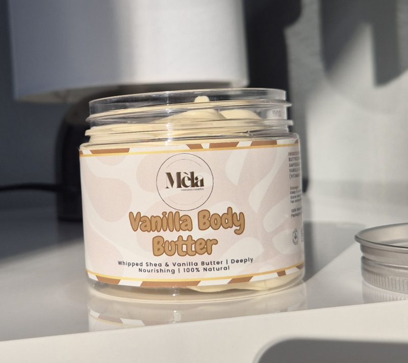 Vanilla Body Butter – Natural Handmade Shea Butter Moisturiser