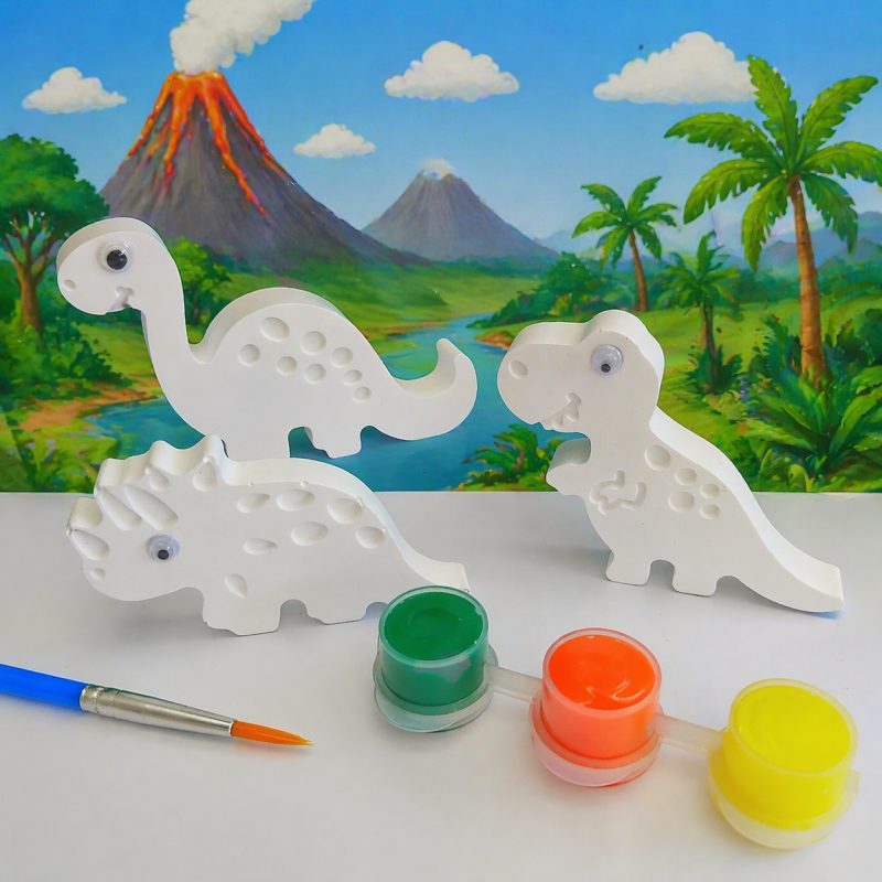Paint Your Own Plaster Dinosaur, Craft Activity, Dinosaur Gift, Dinosaur Party Bag Filler,Kids Party Activity 🦕 🎨🖌