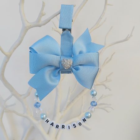 Personalised Pram Charm,Blue pram charm,New Baby boy gift,Baby shower gift