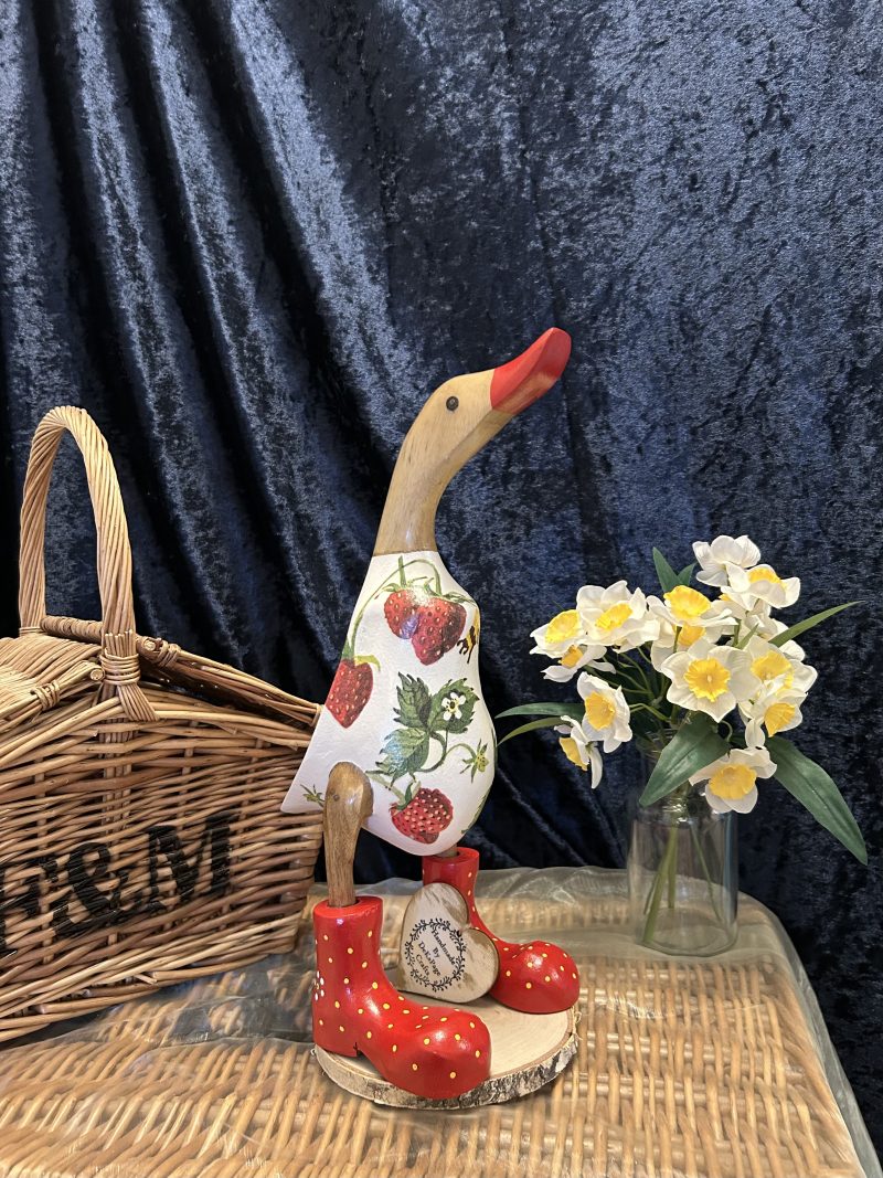 Emma Bridgewater inspired bamboo duck with wellies