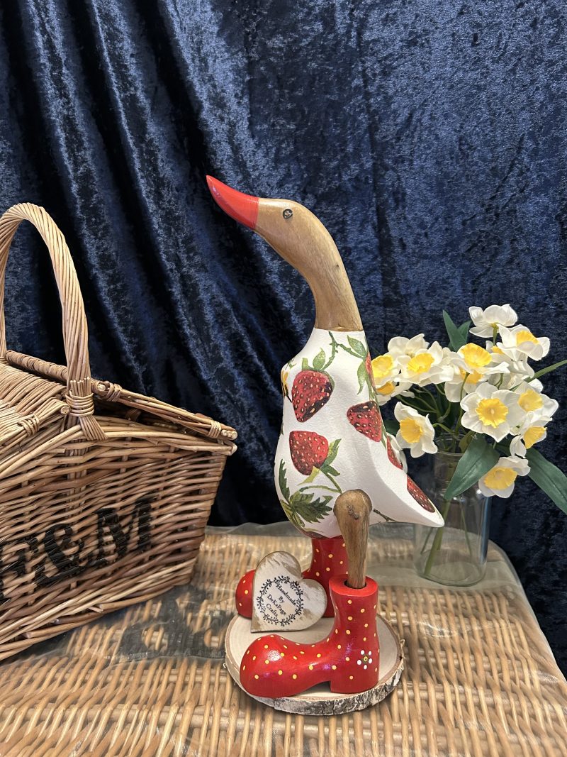 Emma Bridgewater inspired bamboo duck with wellies