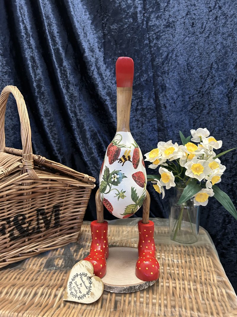 Emma Bridgewater inspired bamboo duck with wellies
