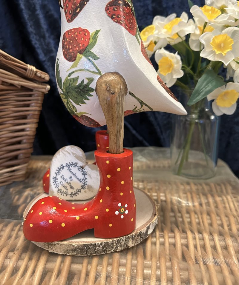 Emma Bridgewater inspired bamboo duck with wellies