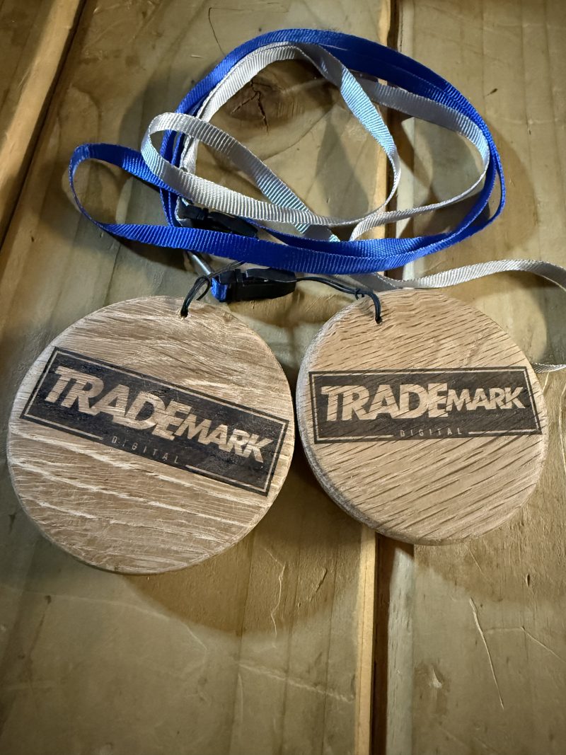 Hand crafted wooden Sip Shield - can cover