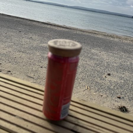 Hand crafted wooden Sip Shield - can cover