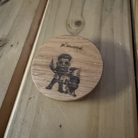 Hand crafted wooden Sip Shield - can cover