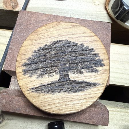 Hand crafted wooden Sip Shield - can cover