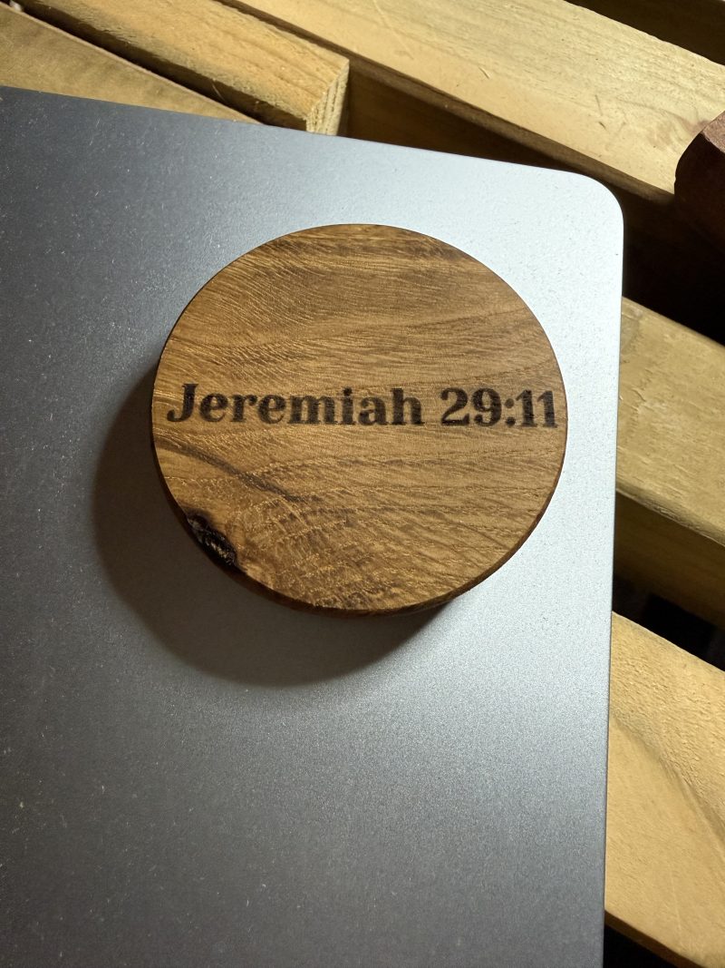 Hand crafted wooden Sip Shield - can cover