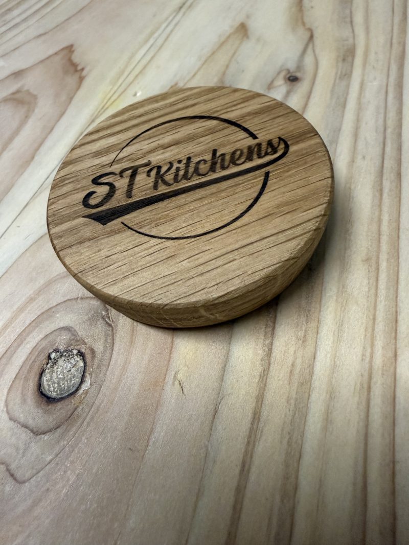 Hand crafted wooden Sip Shield - can cover