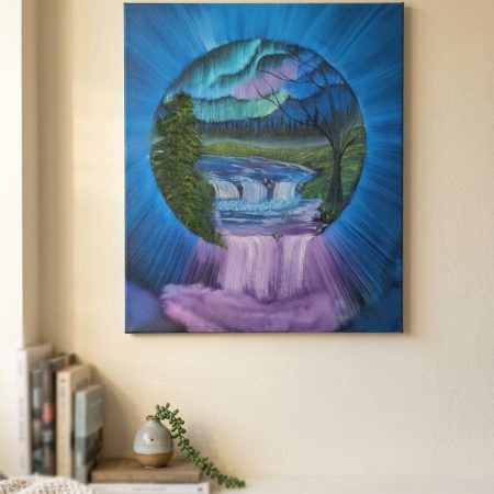 Original Fantasy Portal Oil Painting