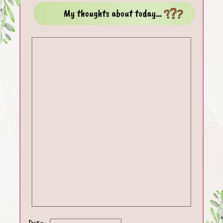 Day Journal - Digital - Fillable