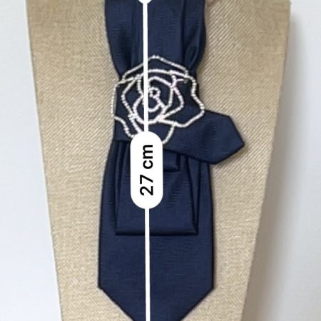 Sophisticated Handmade classy navy blue necktie!