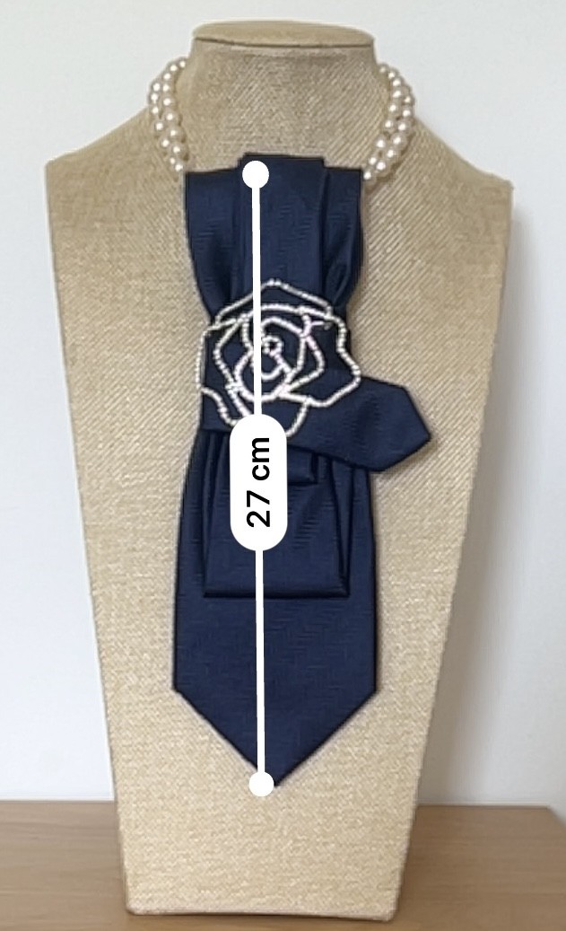 Sophisticated Handmade classy navy blue necktie!