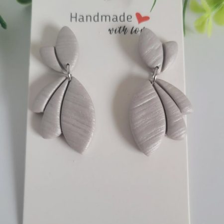 Wild flowers polymer clay earrings