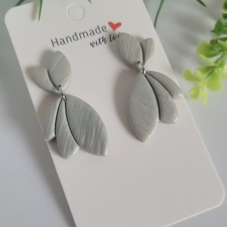 Wild flowers polymer clay earrings