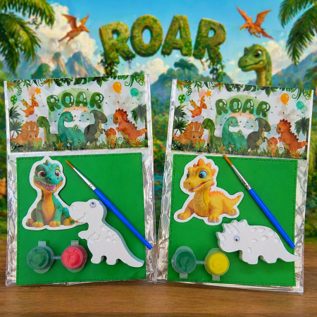 Dinosaur Party Bag Filler, Paint Your Own Plaster Dinosaur, Craft Activity, Dinosaur Gift,Kids Party Activity 🦕 🎨🖌