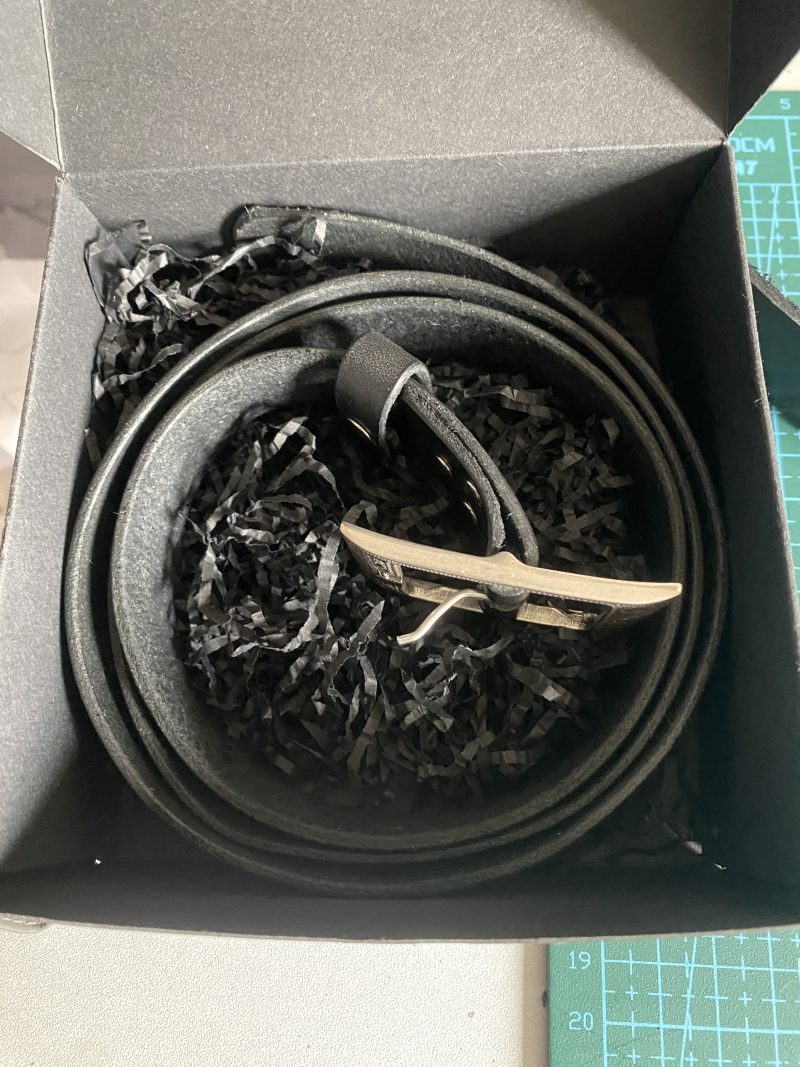 Black belt Italian leather with Laramie silver western buckle