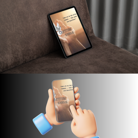 Gratitude Journal - Digital for mobile devices and fillable pdf format