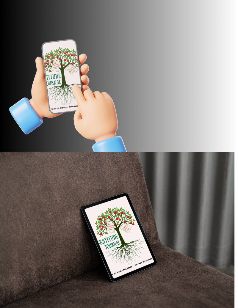 Gratitude Journal - Digital for mobile devices and fillable pdf format