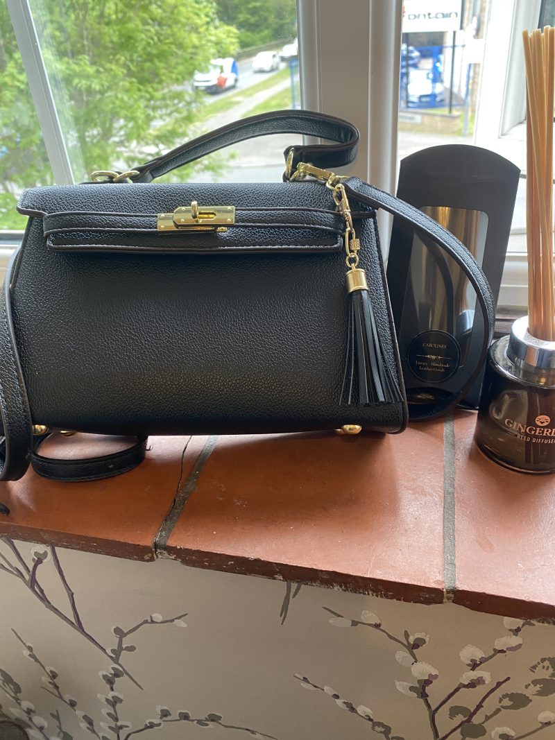 Stunning bag charm/ tassel/keyring with cubic zirconium embelishment