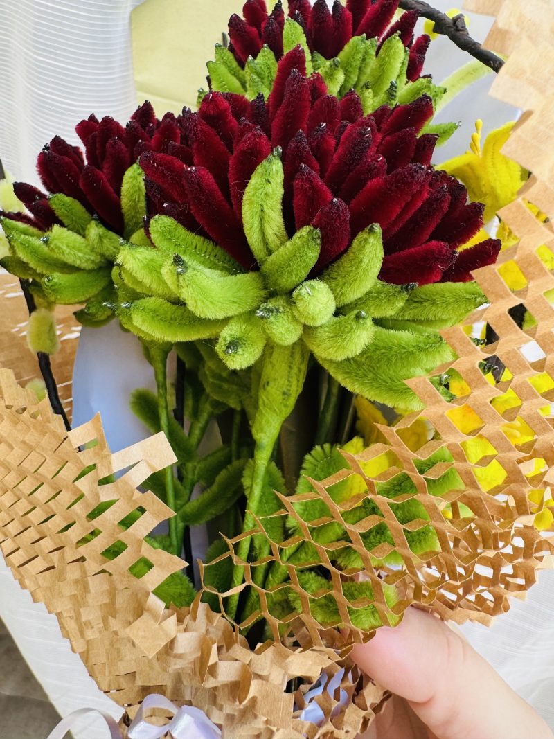 In depth - handmade flower arrangement