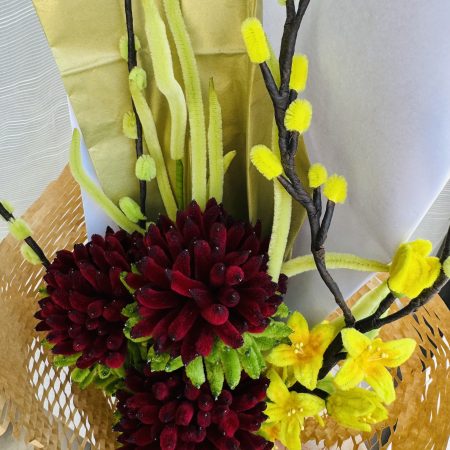 In depth - handmade flower arrangement