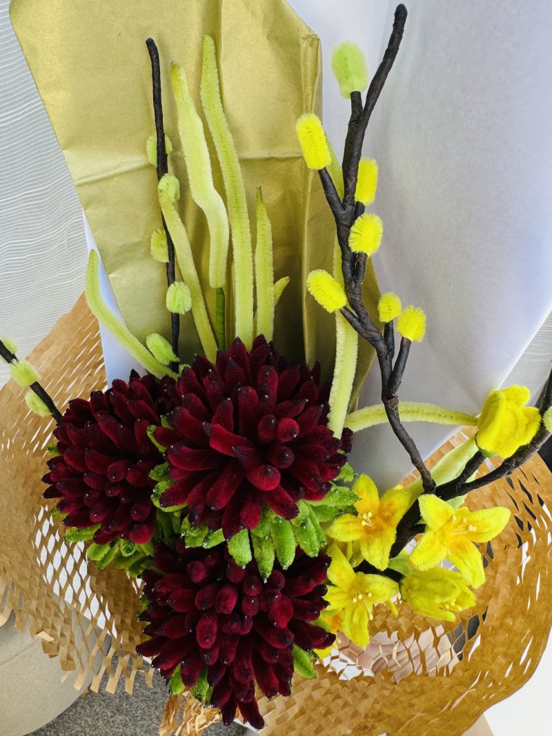 In depth - handmade flower arrangement