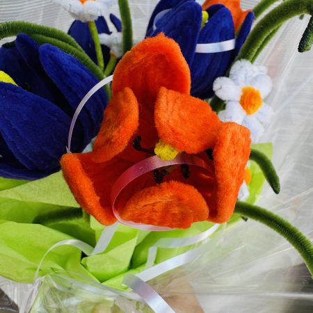 Spring love - handmade flower bouquet