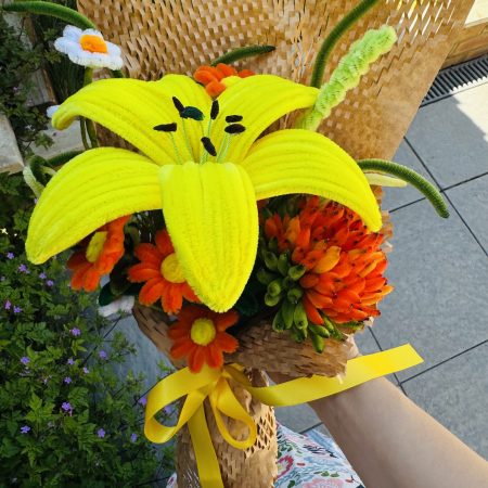 I rise - handmade flower bouquet