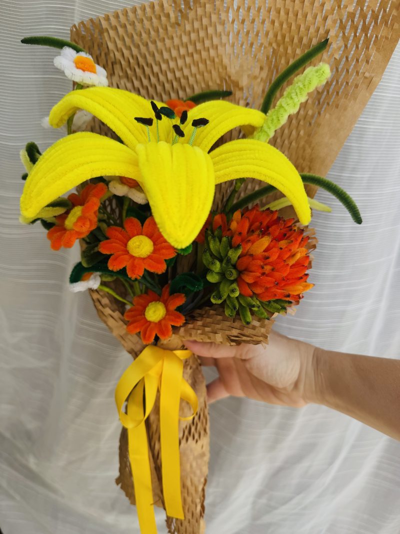 I rise - handmade flower bouquet