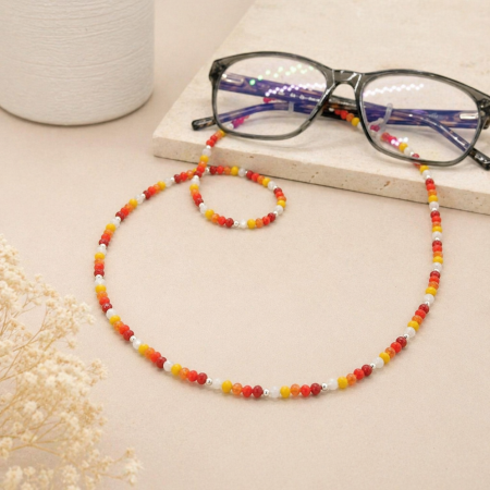 Multicoloured Festival Vibe Glasses Chain
