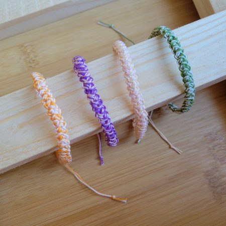 Hand‑Crocheted Calm Thread Bracelet