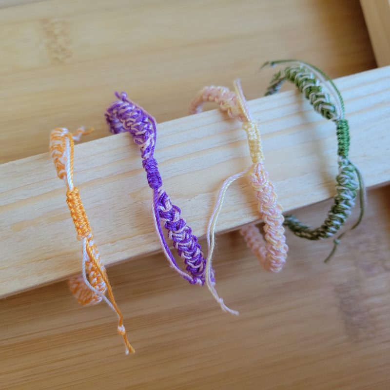 Hand‑Crocheted Calm Thread Bracelet
