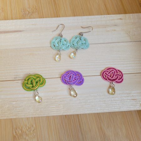 Handcrafted Japanese Mizuhiki Earring Collection