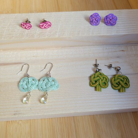 Handcrafted Japanese Mizuhiki Earring Collection