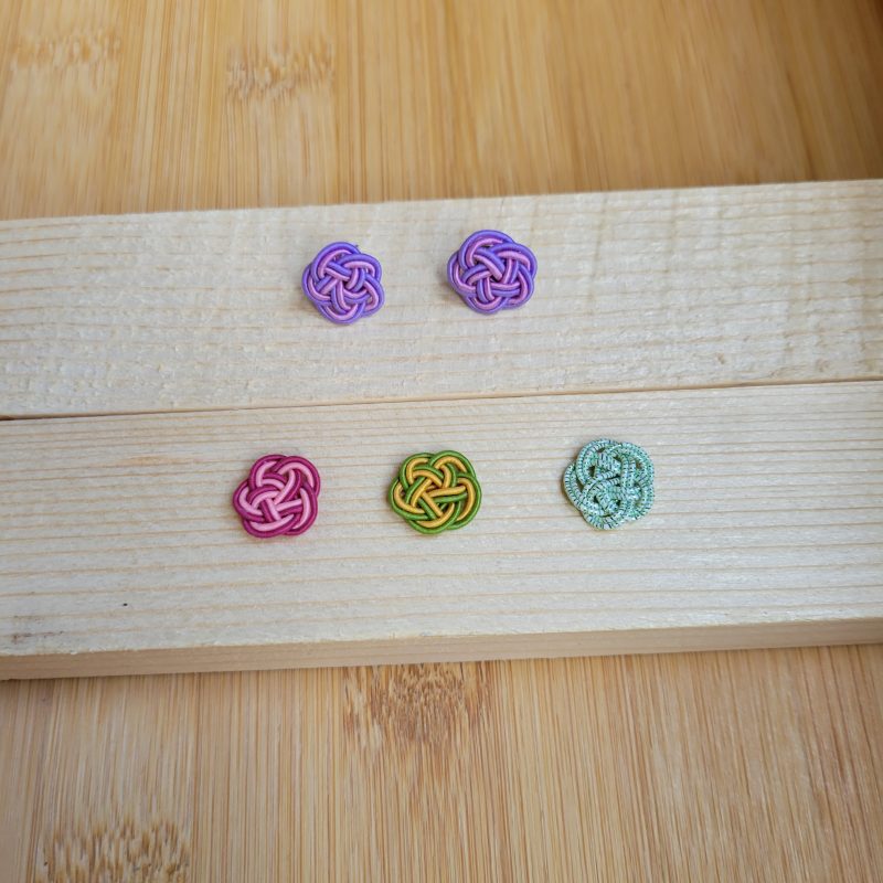 Handcrafted Japanese Mizuhiki Earring Collection