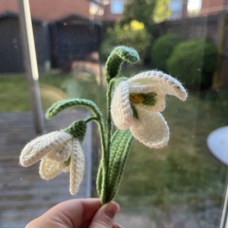 Handmade crochet flowers