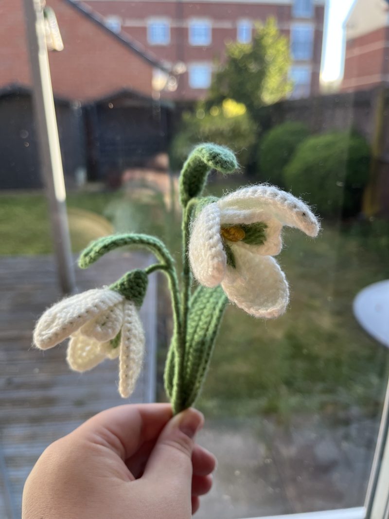 Handmade crochet flowers