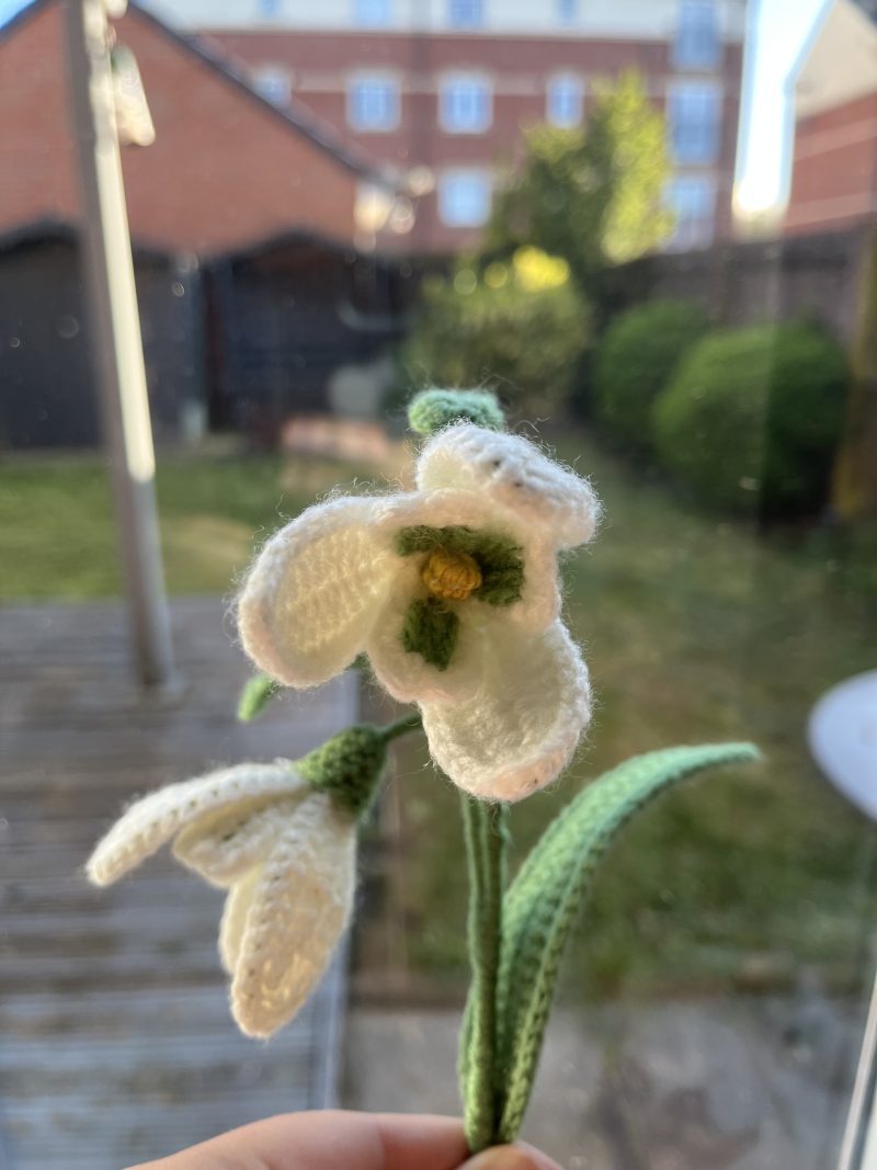 Handmade crochet flowers