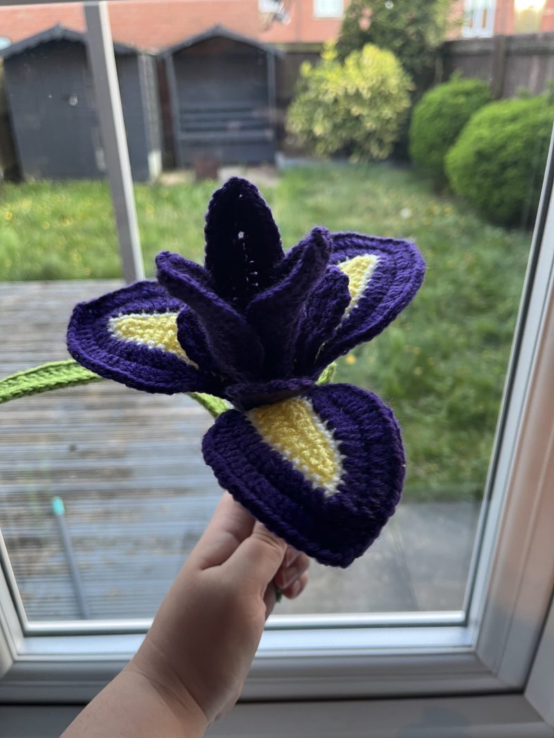 Handmade crochet flowers