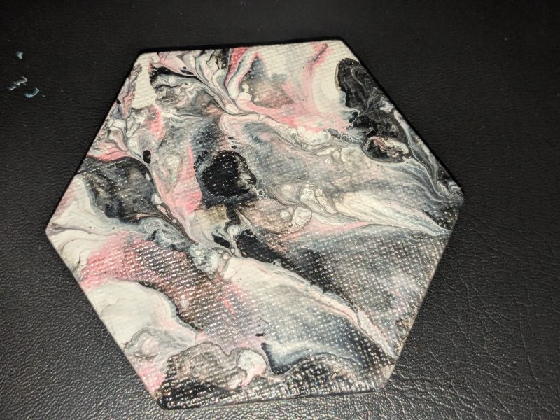 Galaxy Acrylic Pour Magnets