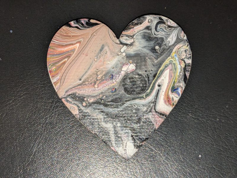 Galaxy Acrylic Pour Magnets