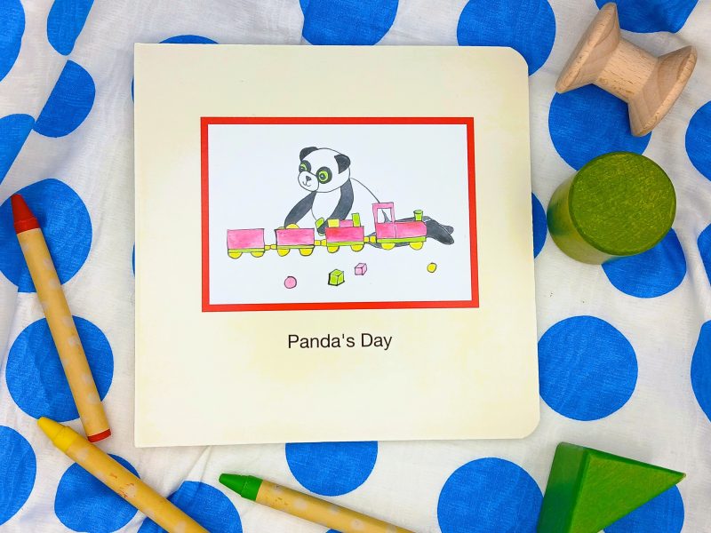 Panda's Day small children's board book self published