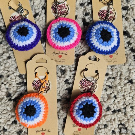 Evil eye keyring