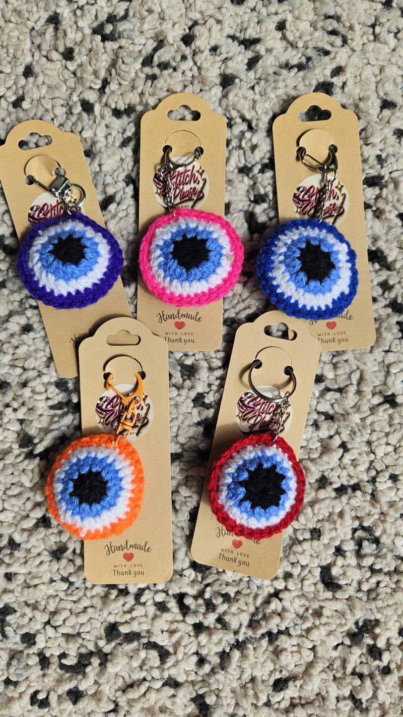 Evil eye keyring