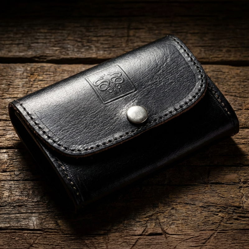 The Artisan Heritage Fire Kit – Hand-Forged Carbon Steel & English Flint in a Premium Top-Grain Leather Pouch