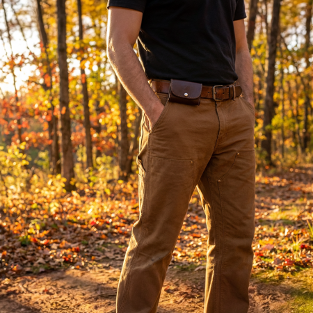 The Artisan Heritage Fire Kit – Hand-Forged Carbon Steel & English Flint in a Premium Top-Grain Leather Pouch